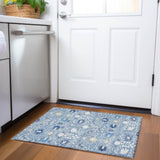 Dalyn Tabrook TB12 Denim Rug shown in a room