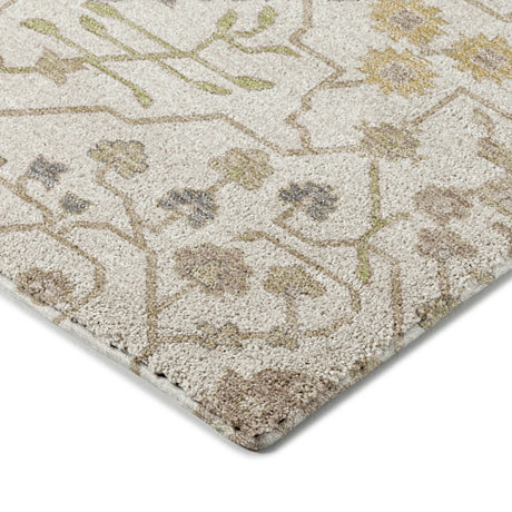 Dalyn Tabrook TB12 Ivory Rug corner detail