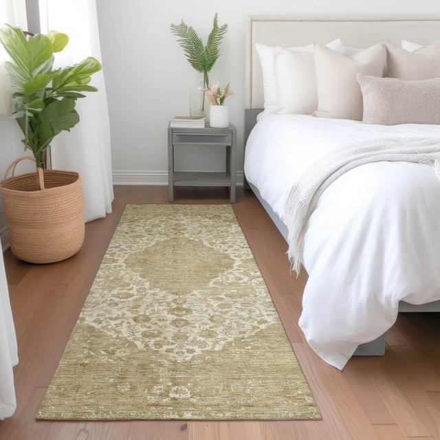 Dalyn Tabrook TB13 Beige Rug shown in a room