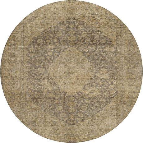 Dalyn Tabrook TB13 Mocha Rug round rug