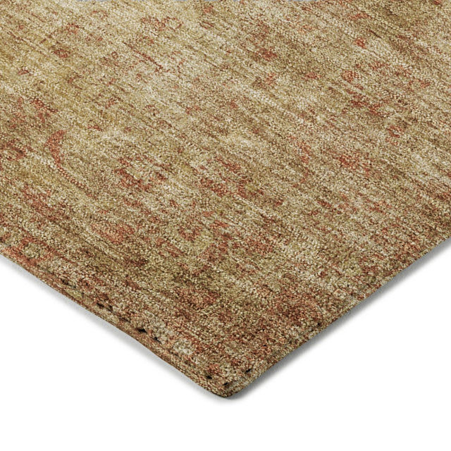 Dalyn Tabrook TB13 Paprika Rug corner detail