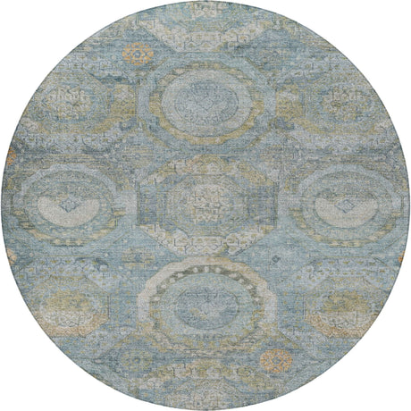 Dalyn Tabrook TB14 Blue Rug round rug