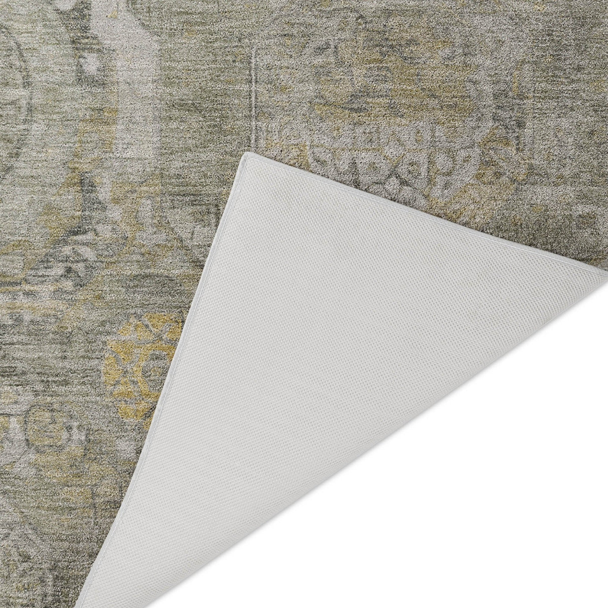 Dalyn Tabrook TB14 Pewter Rug backing detail