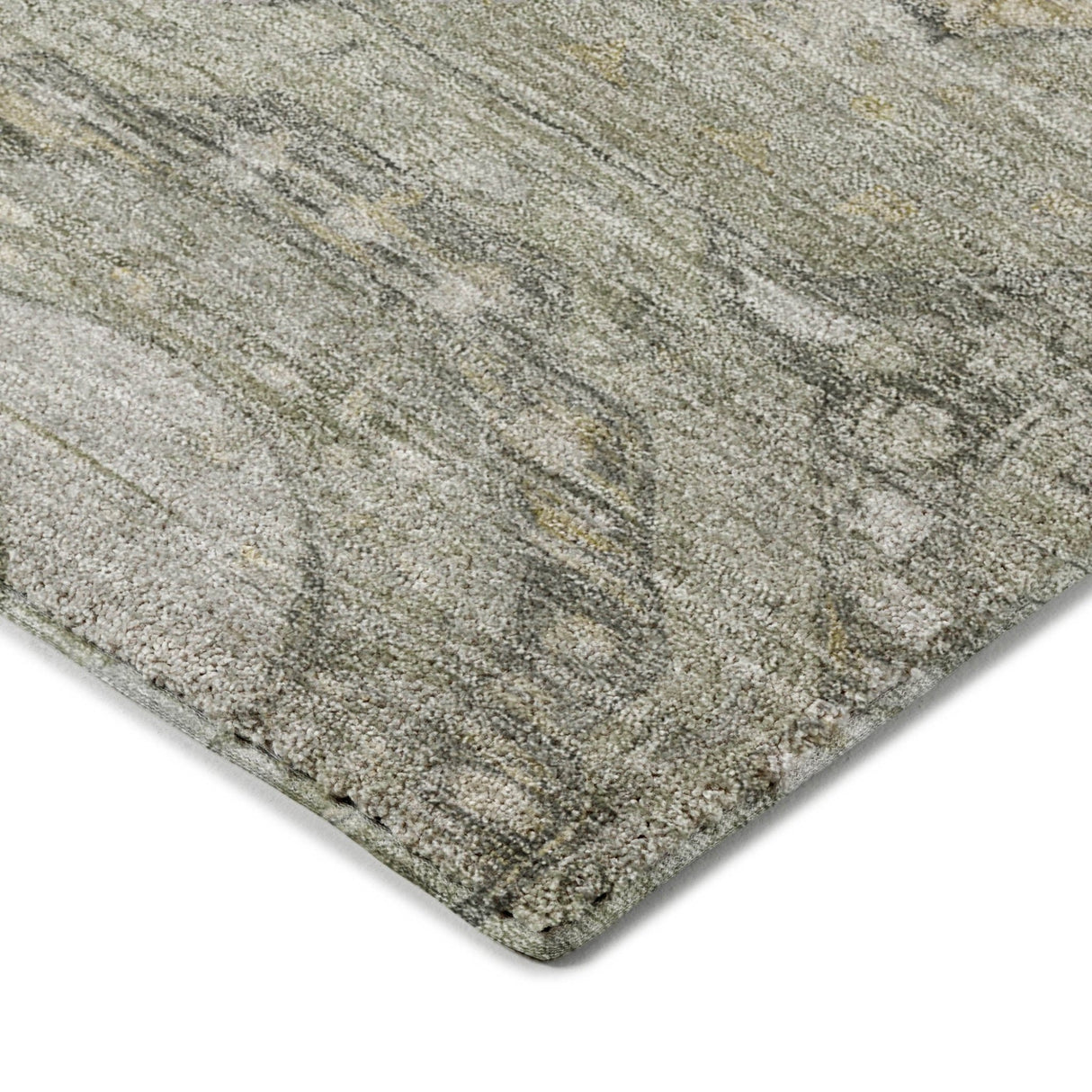 Dalyn Tabrook TB14 Pewter Rug corner detail