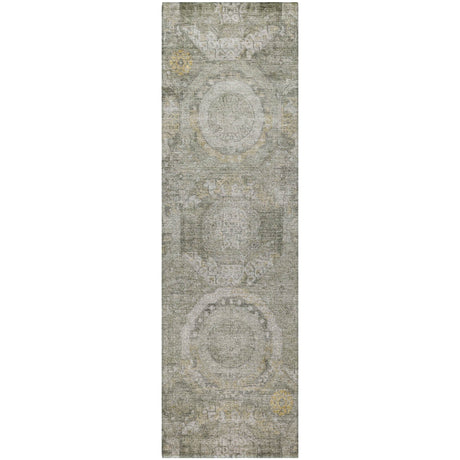 Dalyn Tabrook TB14 Pewter Rug runner rug