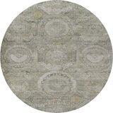 Dalyn Tabrook TB14 Pewter Rug round rug