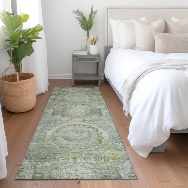 Dalyn Tabrook TB14 Sage Rug shown in a room