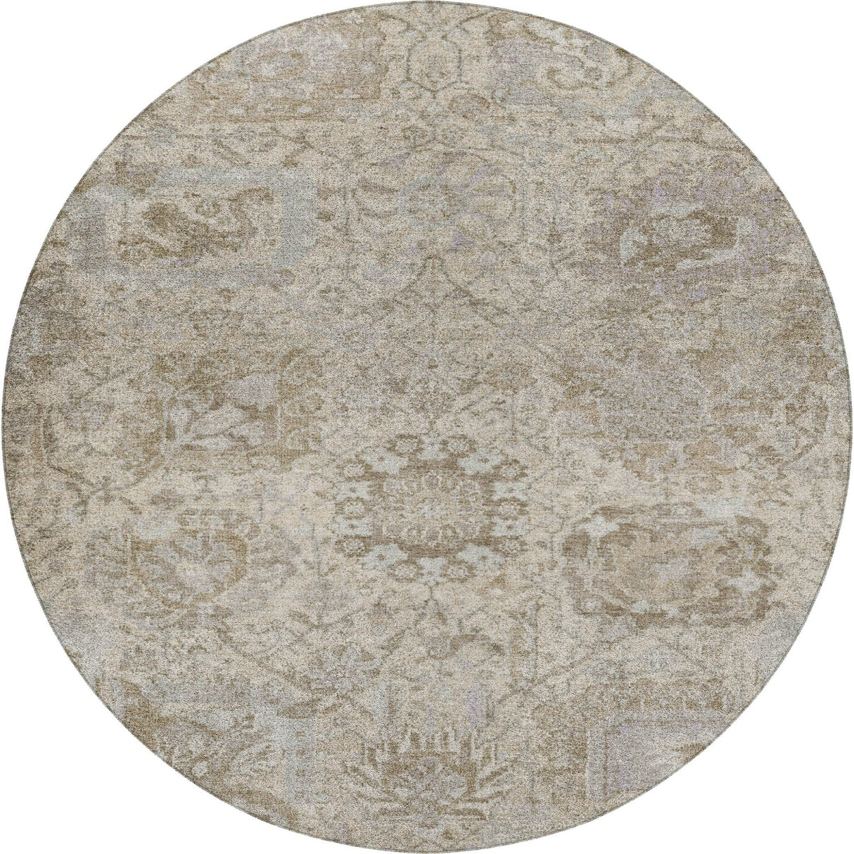Dalyn Tabrook TB15 Ivory Rug round rug