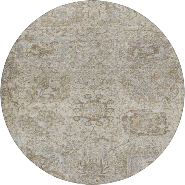 Dalyn Tabrook TB15 Ivory Rug round rug