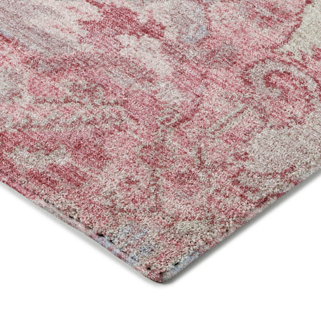 Dalyn Tabrook TB15 Pink Rug corner detail