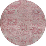 Dalyn Tabrook TB15 Pink Rug round rug