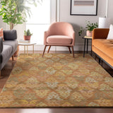Dalyn Tabrook TB2 Copper Rug shown in a room