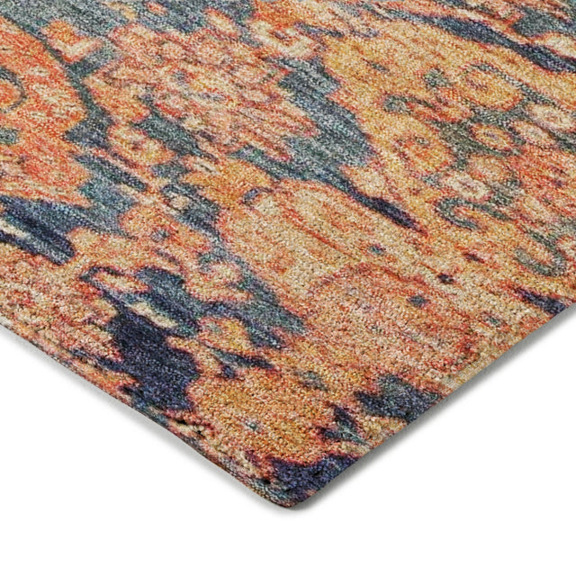 Dalyn Tabrook TB3 Terracotta Rug corner detail