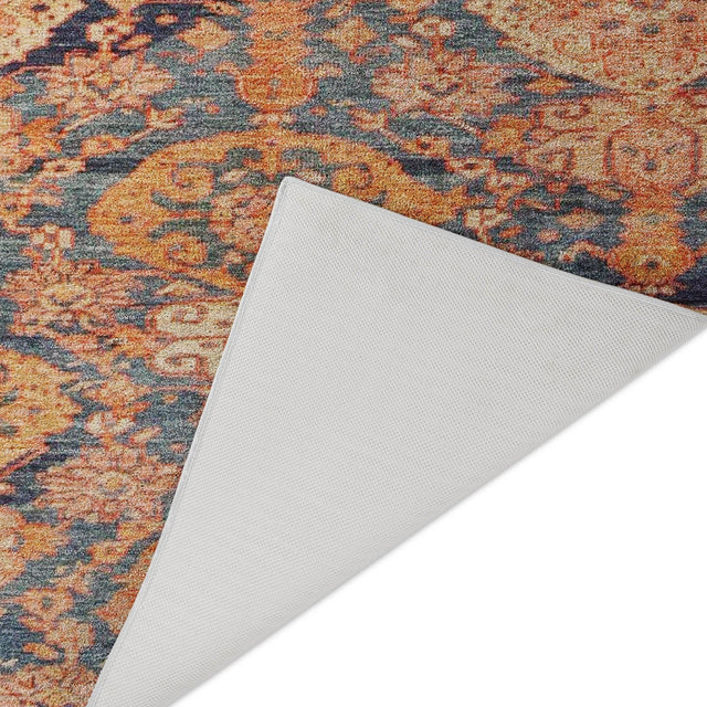 Dalyn Tabrook TB3 Terracotta Rug backing detail