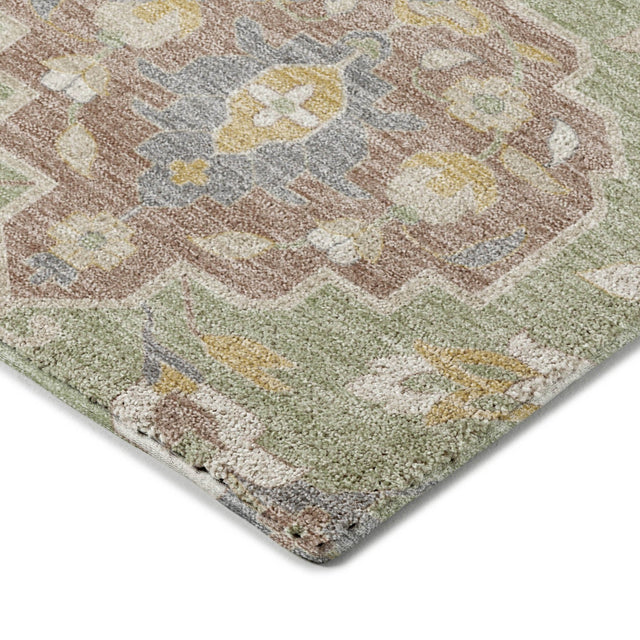 Dalyn Tabrook TB4 Aloe Rug corner detail