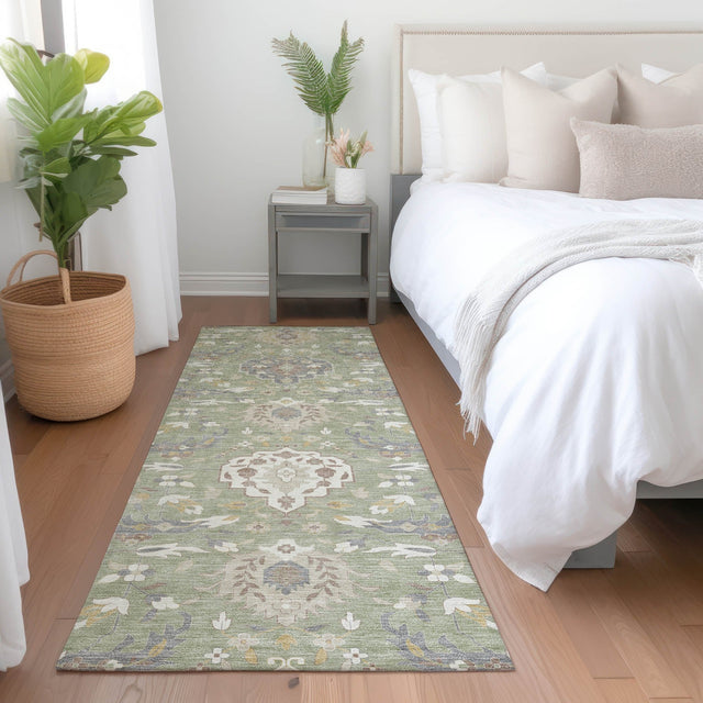 Dalyn Tabrook TB4 Aloe Rug shown in a room