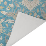 Dalyn Tabrook TB4 Blue Rug backing detail