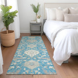 Dalyn Tabrook TB4 Blue Rug shown in a room