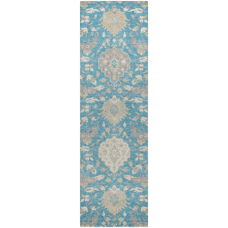 Dalyn Tabrook TB4 Blue Rug runner rug