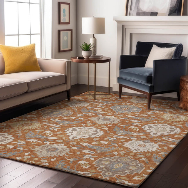 Dalyn Tabrook TB4 Copper Rug shown in a room