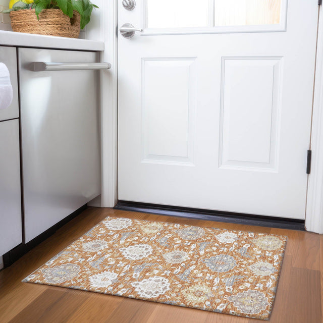 Dalyn Tabrook TB4 Copper Rug shown in a room