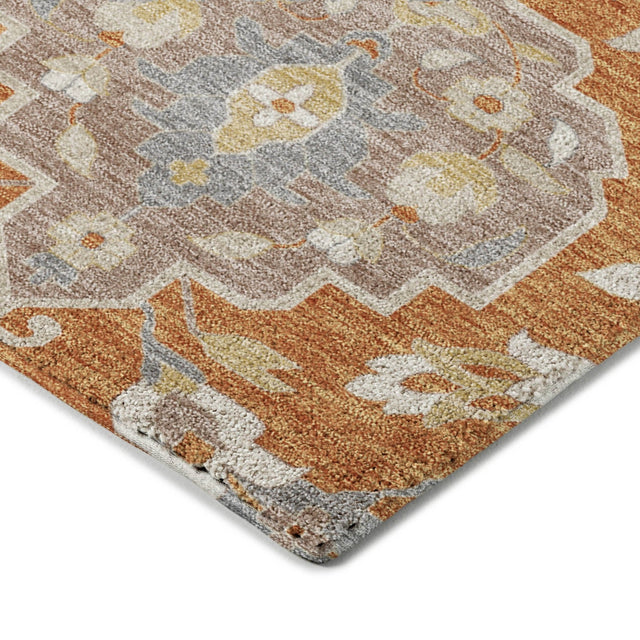 Dalyn Tabrook TB4 Copper Rug corner detail