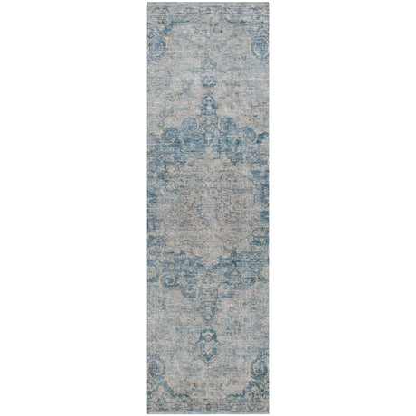 Dalyn Tabrook TB5 Blue Rug runner rug