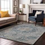 Dalyn Tabrook TB5 Blue Rug shown in a room