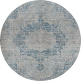 Dalyn Tabrook TB5 Blue Rug round rug