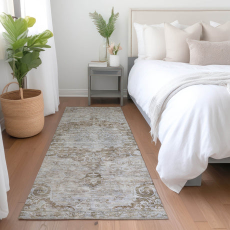 Dalyn Tabrook TB5 Chocolate Rug shown in a room
