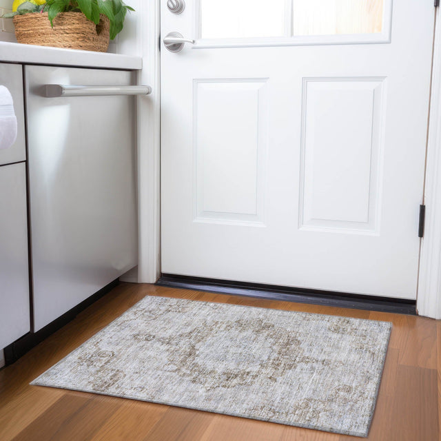 Dalyn Tabrook TB5 Chocolate Rug shown in a room