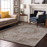 Dalyn Tabrook TB5 Chocolate Rug shown in a room