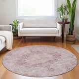Dalyn Tabrook TB5 Pink Rug shown in a room