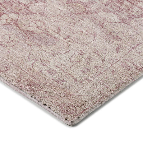 Dalyn Tabrook TB5 Pink Rug corner detail
