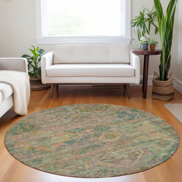 Dalyn Tabrook TB6 Blush Rug shown in a room