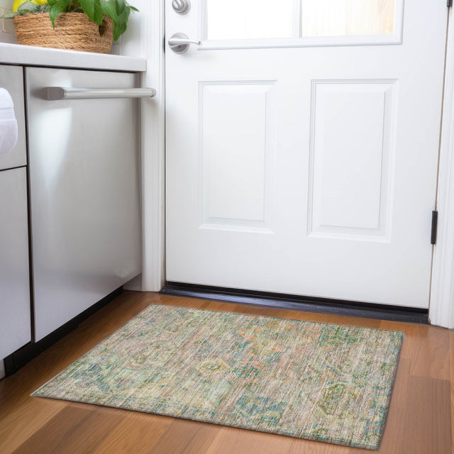 Dalyn Tabrook TB6 Blush Rug shown in a room