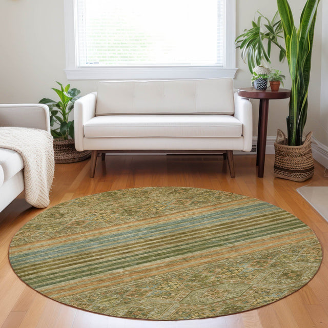 Dalyn Tabrook TB7 Aloe Rug shown in a room