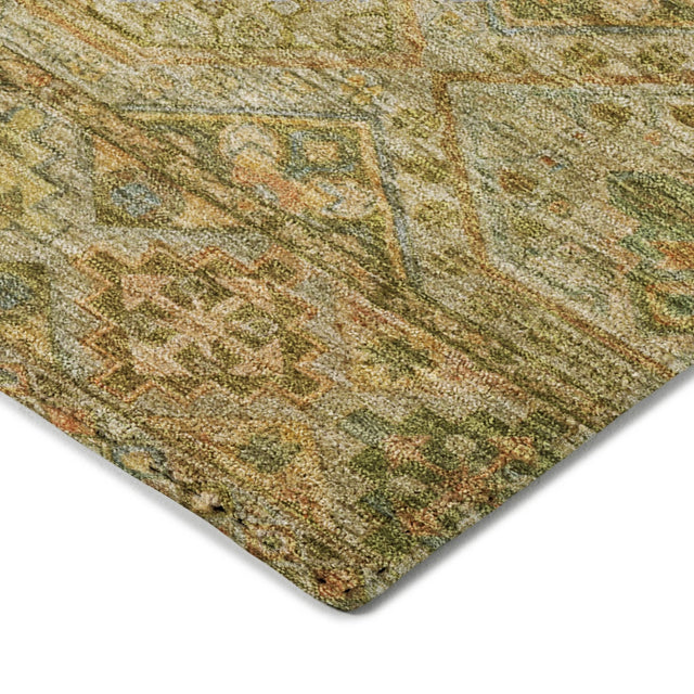 Dalyn Tabrook TB7 Aloe Rug corner detail