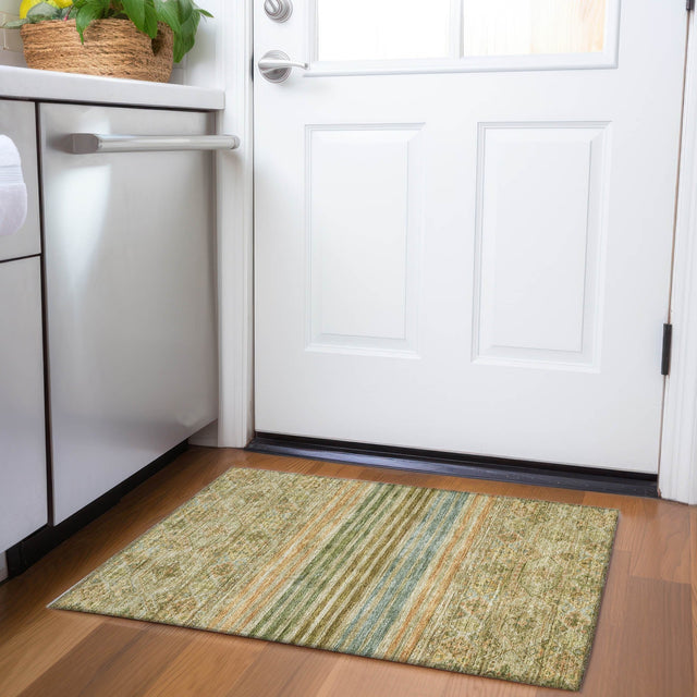Dalyn Tabrook TB7 Aloe Rug shown in a room