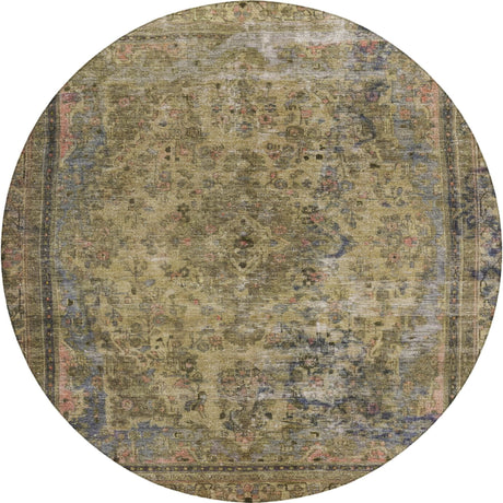 Dalyn Tabrook TB8 Tan Rug round rug