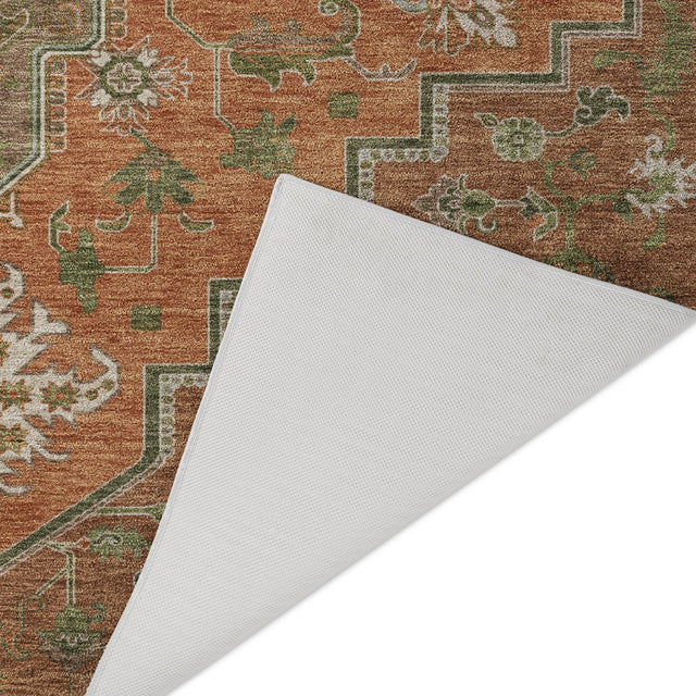 Dalyn Tabrook TB9 Rust Rug backing detail