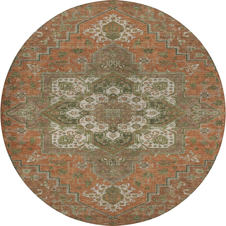 Dalyn Tabrook TB9 Rust Rug round rug