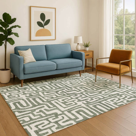 Dalyn The Reserve TR1 Basil Rug shown in a room