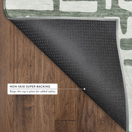 Dalyn The Reserve TR1 Basil Rug backing detail