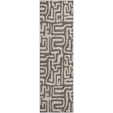 Dalyn The Reserve TR1 Chocolate Rug runner rug