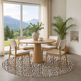 Dalyn The Reserve TR1 Chocolate Rug shown in a room