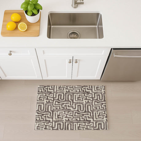 Dalyn The Reserve TR1 Chocolate Rug shown in a room