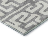 Dalyn The Reserve TR1 Gray Rug corner detail