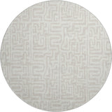 Dalyn The Reserve TR1 Ivory Rug round rug