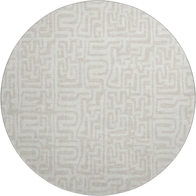 Dalyn The Reserve TR1 Ivory Rug round rug